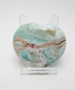 Coração de Aragonite Azul